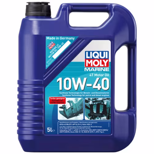 Масло моторное синтетическое Liqui Moly Marine 4T Motor Oil 10W40, 5л