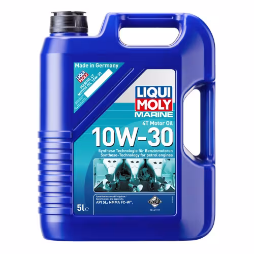 Масло моторное HC синтетическое Liqui Moly Marine 4T Motor Oil 10W30, 5 л