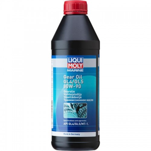 Масло трансмиссионное минеральное для водной техники Liqui Moly Marine Gear Oil GL4/GL5 80W90, 1 л 