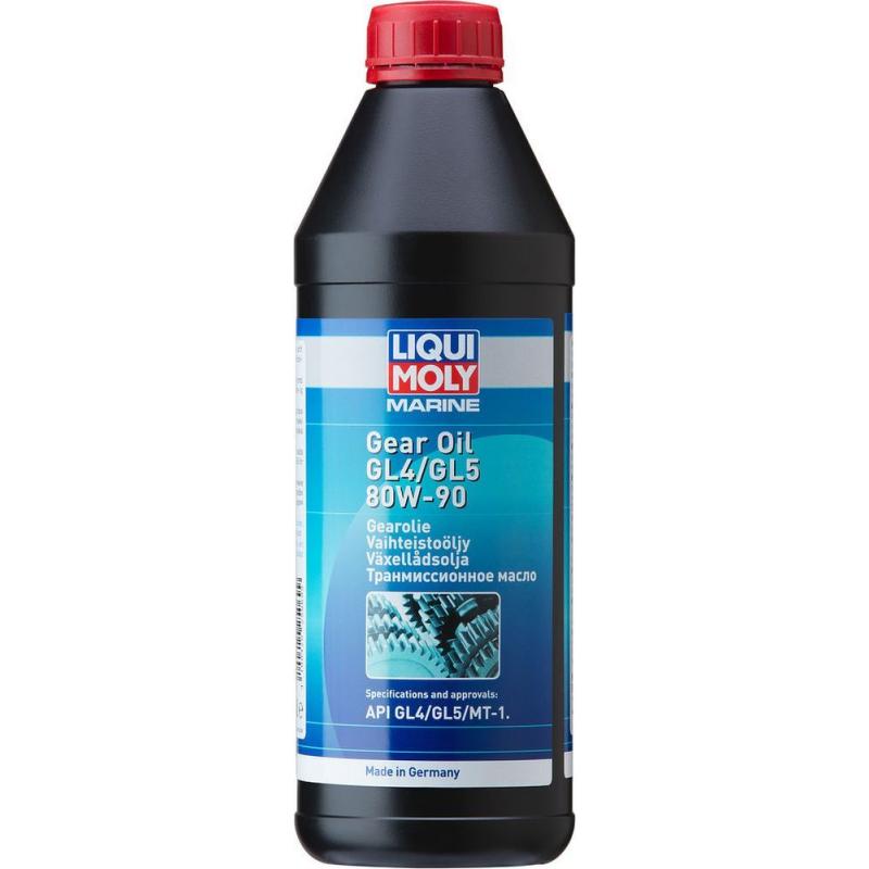 Масло трансмиссионное минеральное для водной техники Liqui Moly Marine Gear Oil GL4/GL5 80W90, 1 л 