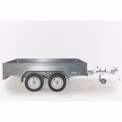 Прицеп бортовой двухосный Вектор ЛАВ 81013В, высокий борт, опорное колесо