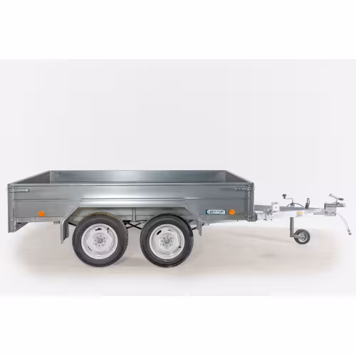 Прицеп бортовой двухосный Вектор ЛАВ 81013В, высокий борт, опорное колесо