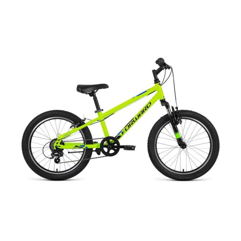 Велосипед 20 FORWARD UNIT 2.2 (20" 6 ск. рост 10.5") ( ярко-зеленый/черный )