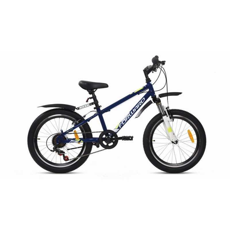 Велосипед 20 FORWARD UNIT 2.2 (20" 6 ск. рост 10.5") ( темно-синий/белый )