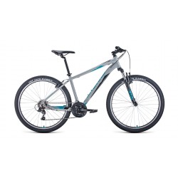 Велосипед 27,5 FORWARD APACHE 1.2 (27,5" 21 ск. рост 15") (серый/бирюзовый)