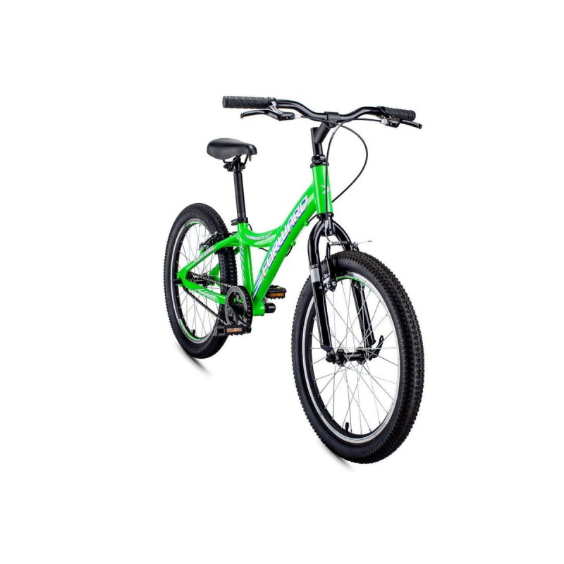Велосипед 20 FORWARD COMANCHE 1.0 (20" 1 ск. рост 10.5") (ярко-зеленый/белый)