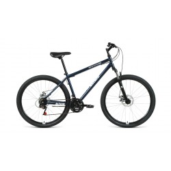 Велосипед 27.5 ALTAIR MTB HT 2.0 disc (27.5" 21 ск. рост 17") (темно-синий/белый)