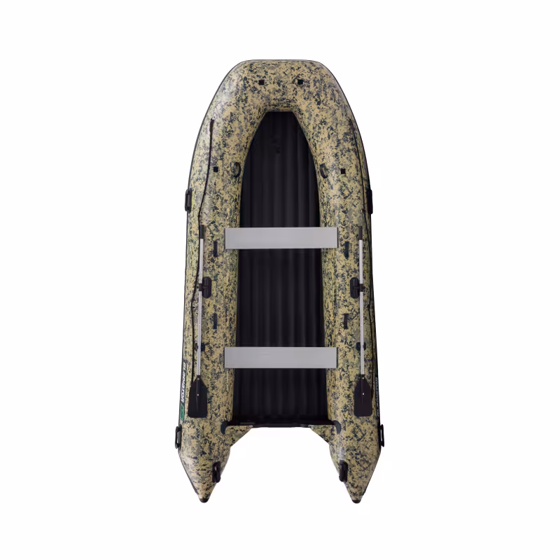 Надувная лодка ПВХ Gladiator E420PRO, НДНД, цифровой камуфляж