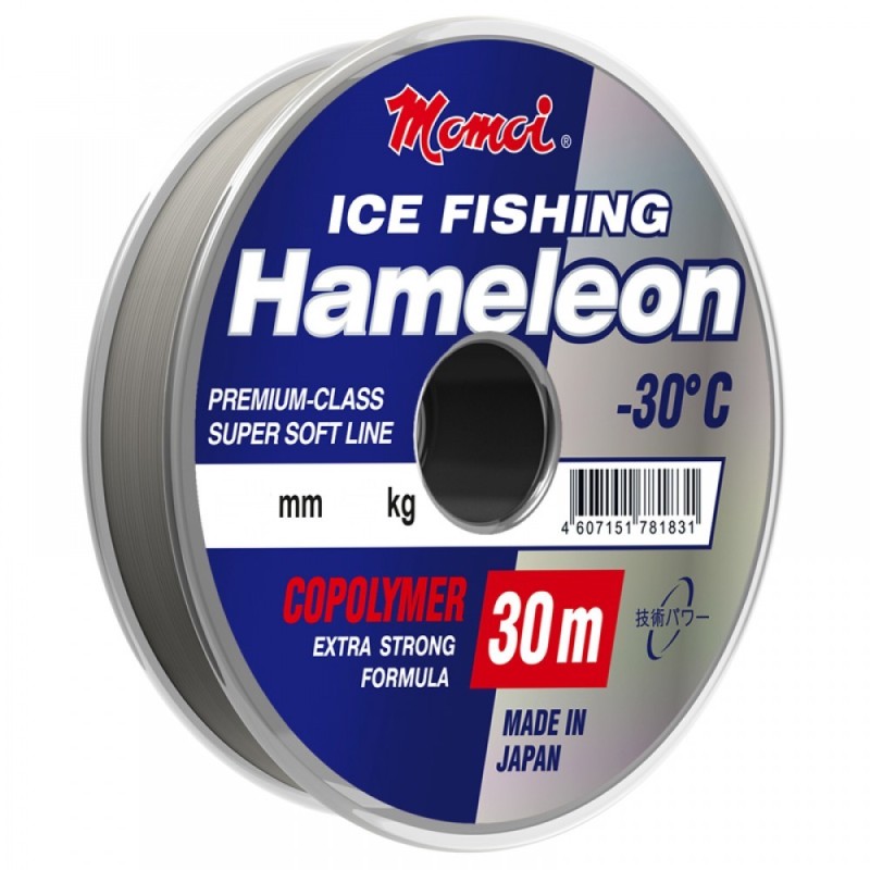 Леска монофильная Momoi Hameleon Iсе Fishing 0.22 мм, 6 кг, 30 м