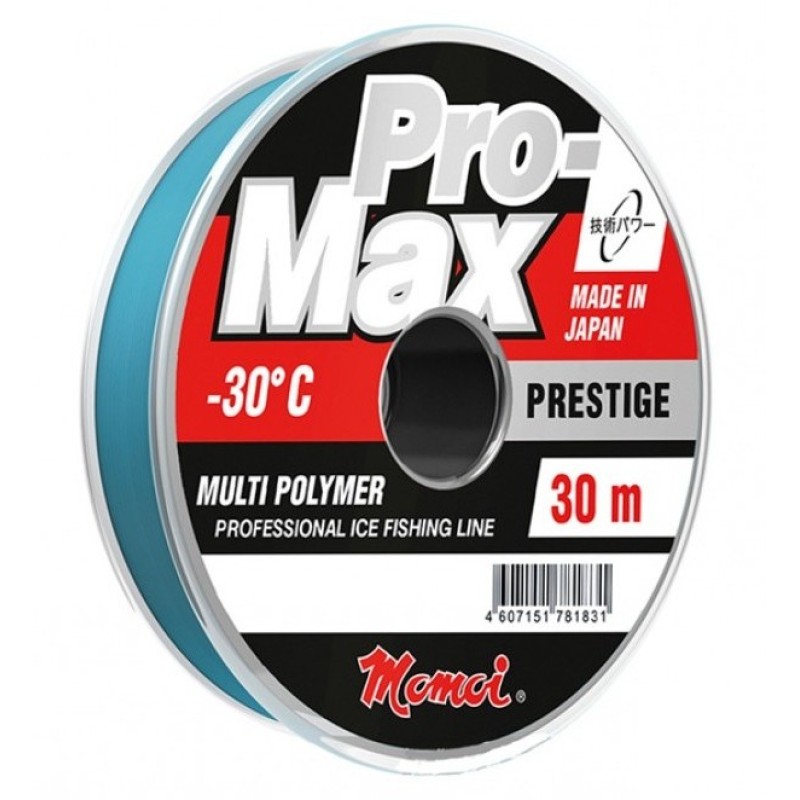 Леска монофильная Momoi Pro-Max Prestige 0.142 мм, 2.4 кг, 30 м