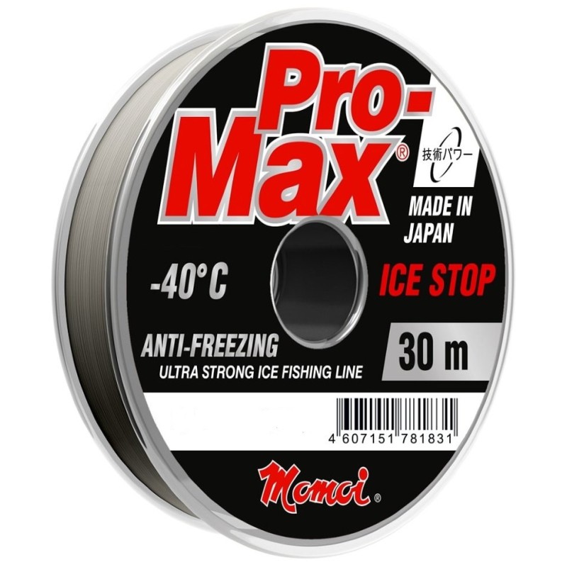 Леска монофильная Momoi Pro-Max Ice Stop 0.167 мм, 3.3 кг, 30 м