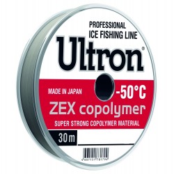 Леска монофильная Ultron Zex Copolymer 0.14 мм, 2.5 кг, 30 м