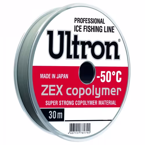Леска монофильная Ultron Zex Copolymer 0.16 мм, 3.5 кг, 30 м