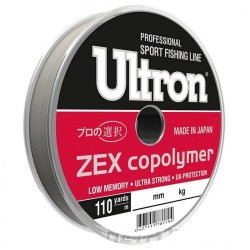 Леска монофильная Ultron Zex Copolymer 0.20 мм, 3.0 кг, 5.2 м  