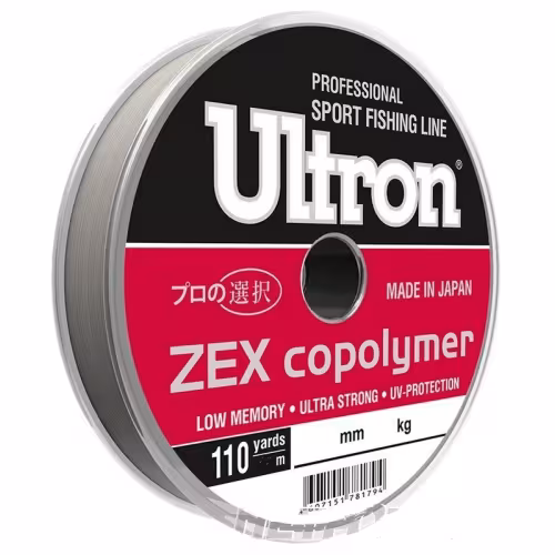 Леска монофильная Ultron Zex Copolymer 0.20 мм, 3.0 кг, 5.2 м  