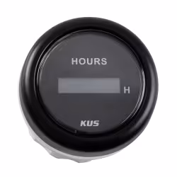 Счетчик моточасов цифровой Kus KY39201, черный