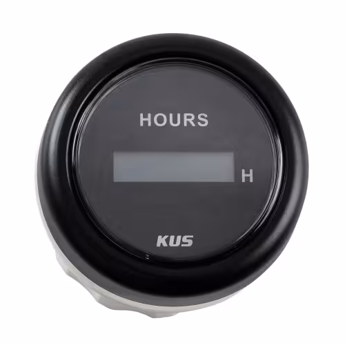 Счетчик моточасов цифровой Kus KY39201, черный