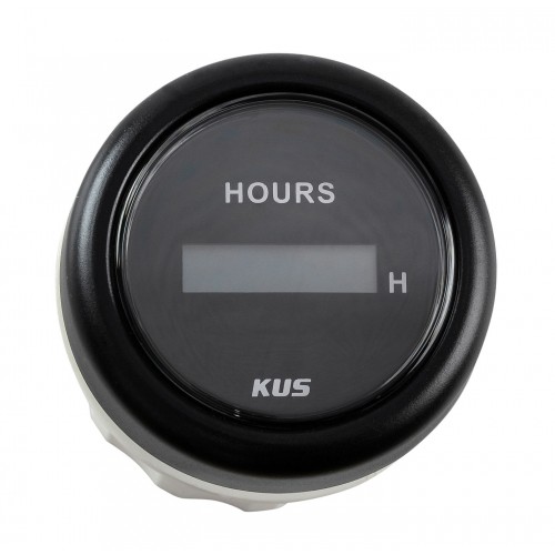 Счетчик моточасов цифровой Kus KY39201, черный