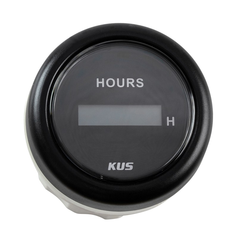 Счетчик моточасов цифровой Kus KY39201, черный