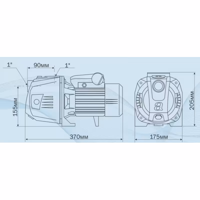 Насос центробежный AQUARIO AJC-101 