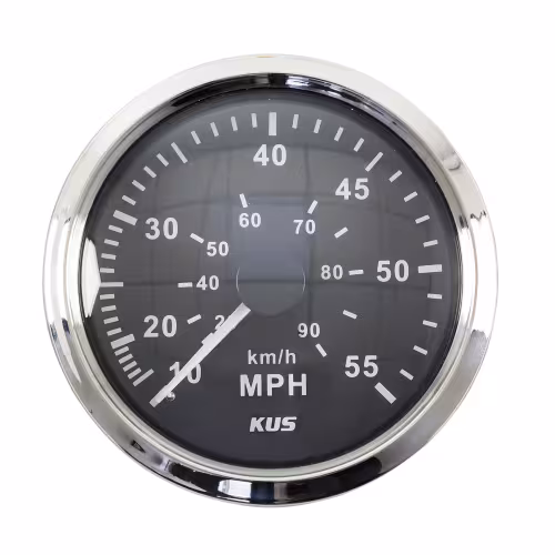 Спидометр манометрический Kus KY18002, 20-90 км/ч, черный