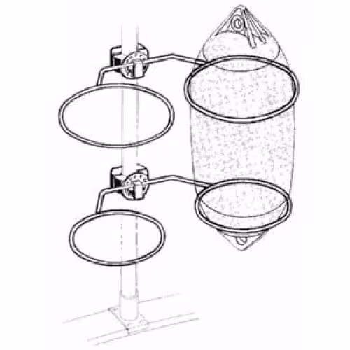 Держатель для одного кранца Osculati 10238045, 150 мм