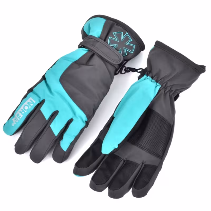 Перчатки женские Norfin Women Windstopper 02, бирюзовый/серый, размер М