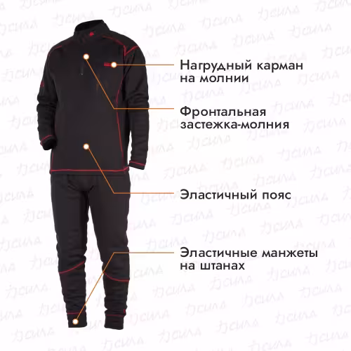 Комплект термобелья мужской Norfin Nord Classic 05, размер XXL