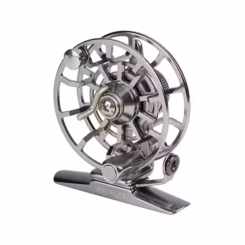 Катушка инерционная Higashi HI-55S Silver