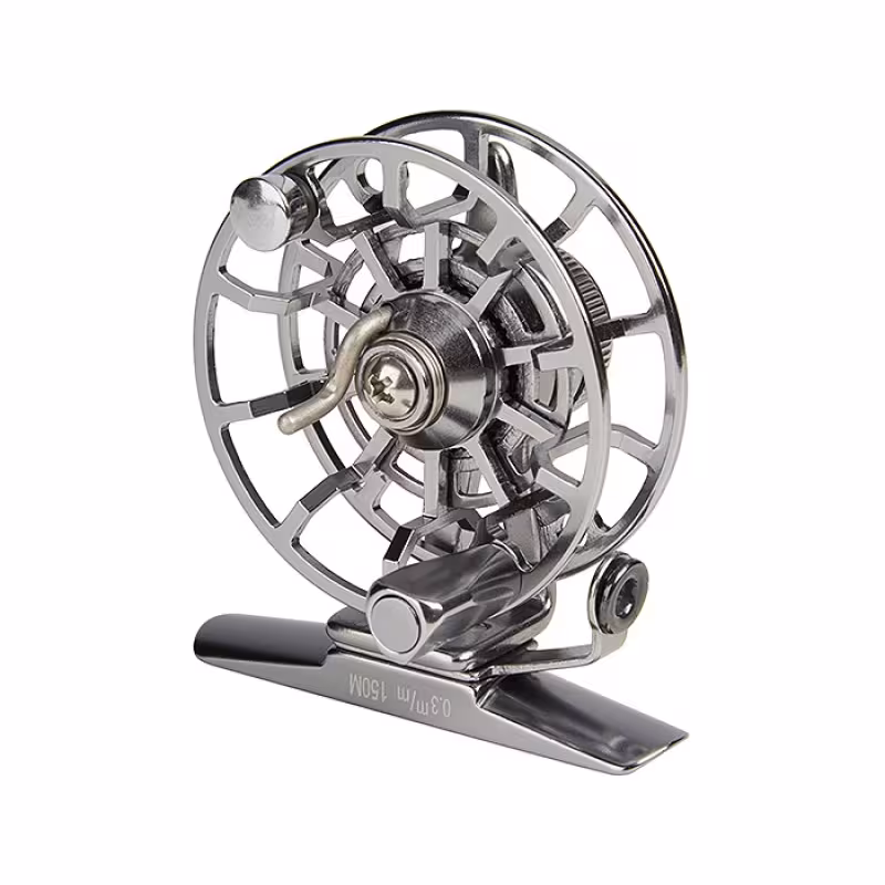 Катушка инерционная Higashi HI-55S Silver