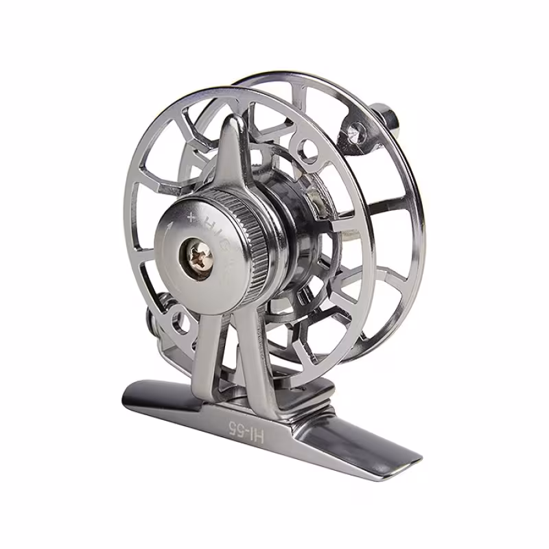 Катушка инерционная Higashi HI-55S Silver