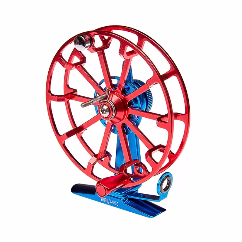 Катушка инерционная Higashi HI-85S Blue/Red