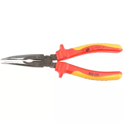 Длинногубцы загнутые Licota APT-37003B 1000V, 200 мм
