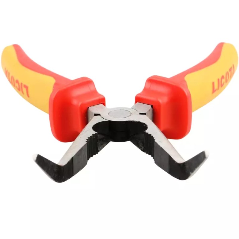 Длинногубцы загнутые Licota APT-37003B 1000V, 200 мм