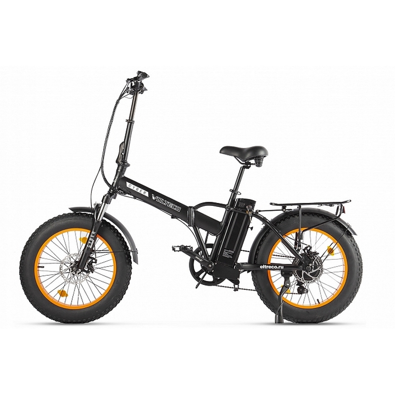 Велогибрид Eltreco VOLTECO CYBER 2168, черный