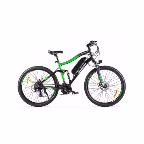 Велогибрид Eltreco FS 900 new 2206, черно-зеленый