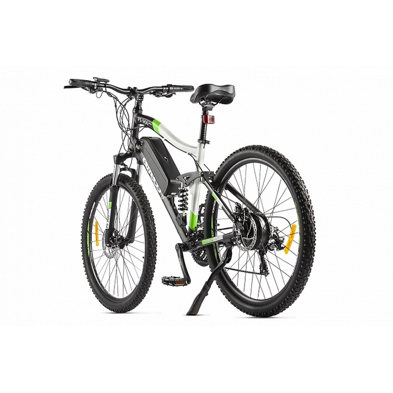 Велогибрид Eltreco FS 900 new 2206, черно-зеленый