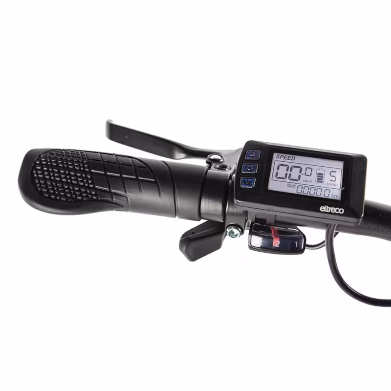 Велогибрид Eltreco FS 900 new 2206, черно-зеленый