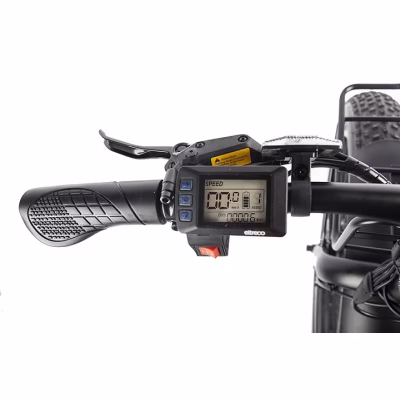 Велогибрид Eltreco VOLTECO BIGCAT DUAL NEW 2307, черный