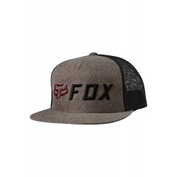 Кепка-бейсболка Fox Apex Snapback Hat Pewter, коричневый