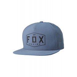 Кепка-бейсболка Fox Crest Snapback Hat Blue Steel, ткань Рипстоп, серо-голубой