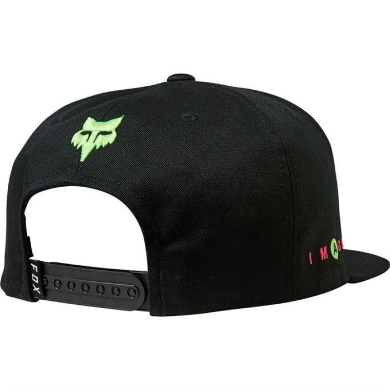 Кепка-бейсболка Fox Venin Snapback Hat, черный