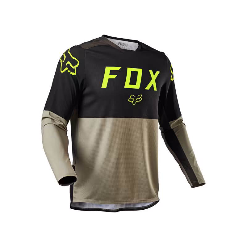 Джерси мужское Fox Legion LT, ткань TruDri, бежевый/черный, размер M