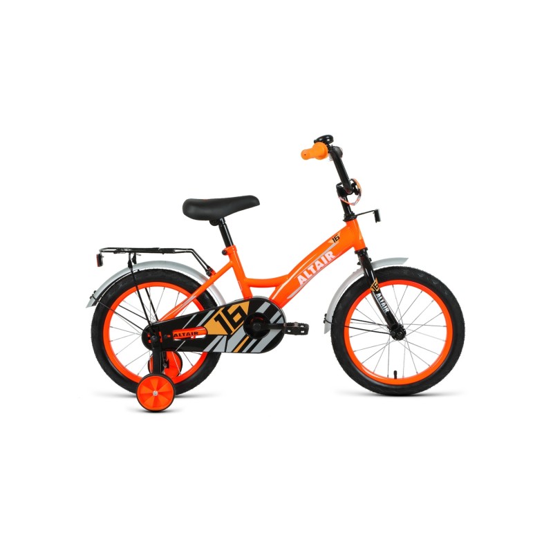 Велосипед детский ALTAIR KIDS 16, рост OS, 1 скорость,  ярко-оранжевый/белый