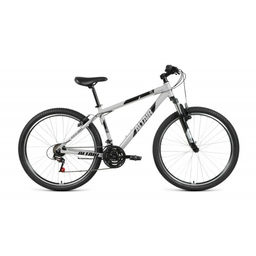 Велосипед горный хардтейл взрослый ALTAIR AL 27.5 V, рост 17, 21 скорость, серый/черный