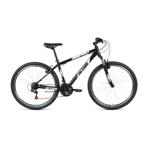 Велосипед горный хардтейл взрослый ALTAIR AL 27.5 V, рост 17, 21 скорость, черный/серебристый