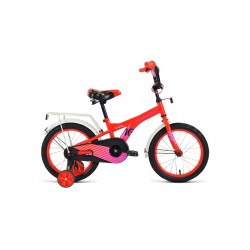 Велосипед детский FORWARD CROCKY 16, 1 скорость, красный/фиолетовый 