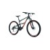 Велосипед горный двухподвес взрослый FORWARD RAPTOR 27.5 2.0 disc, рост 16, 18 скоростей, черный/красный 