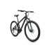 Велосипед горный хардтейл взрослый ALTAIR AL 27.5 D, рост 17, 21 скорость, черный матовый/черный 