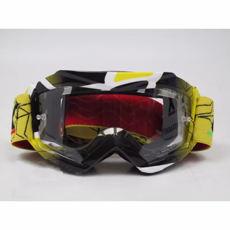 Мотоочки детские Motoland GTX 5018, желтый/прозрачный